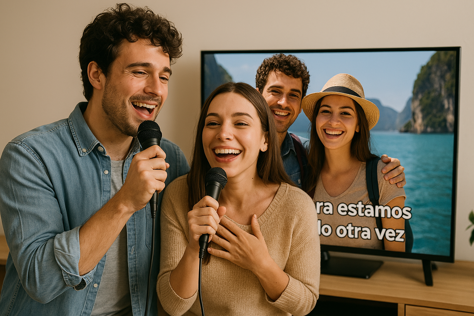 Videoclip de karaoke único